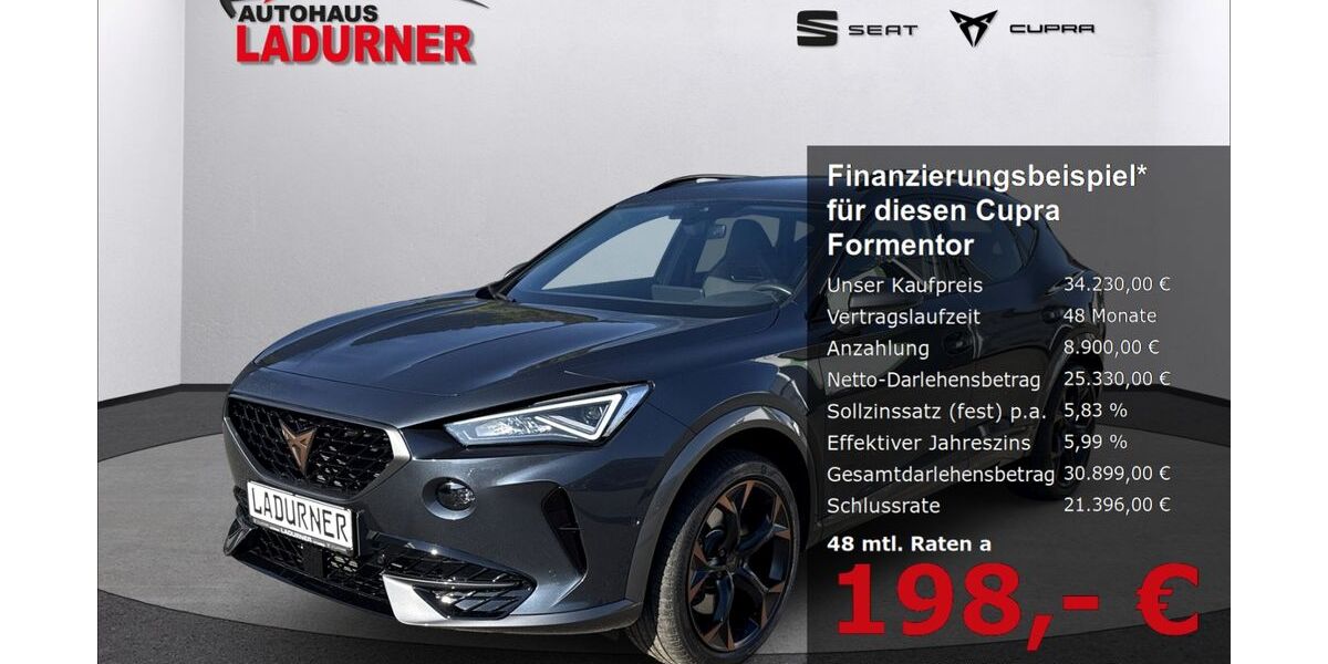 Cupra Formentor 25.620 km 34.230 &euro; Villingen-Schwenningen 78052