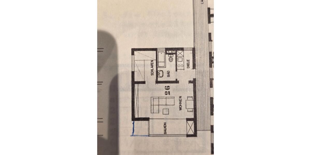 Etagenwohnung Bad Hönningen - 2 Zimmer, 41 m&sup2;, 85.000&euro; | Angebot:26826497