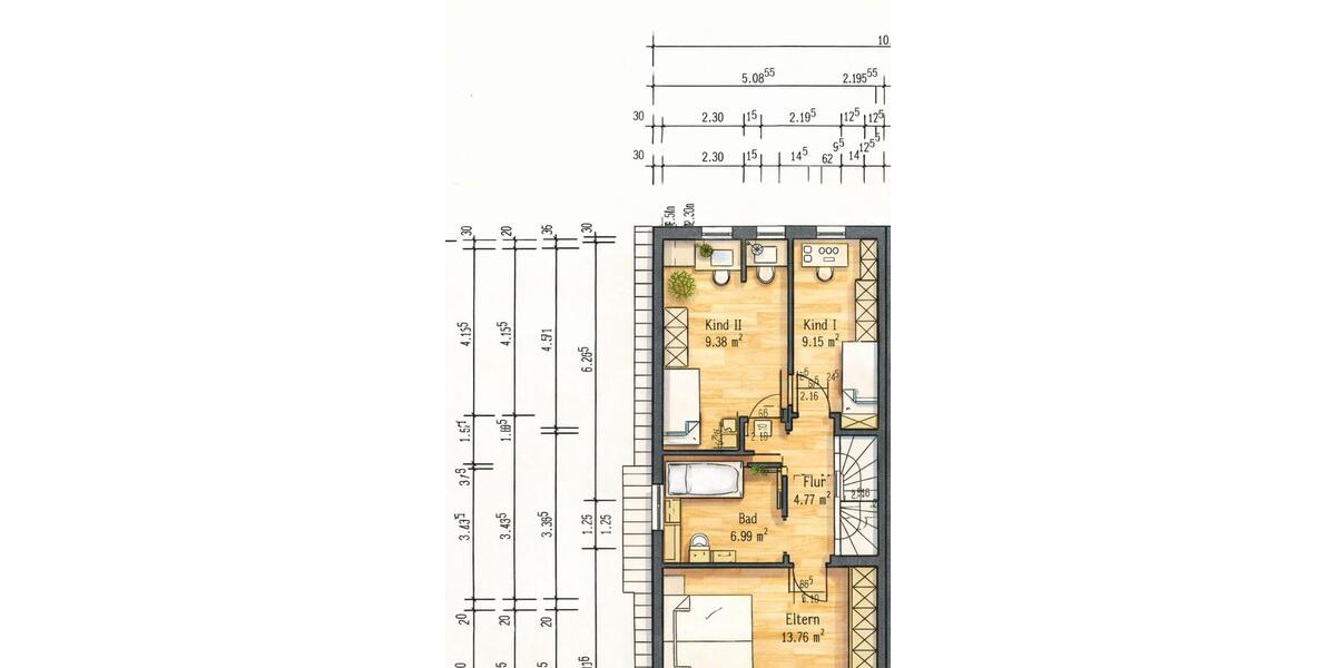 Doppelhaushälfte Syke - 4 Zimmer, 100 m&sup2;, 285.000&euro; | Angebot:24564953