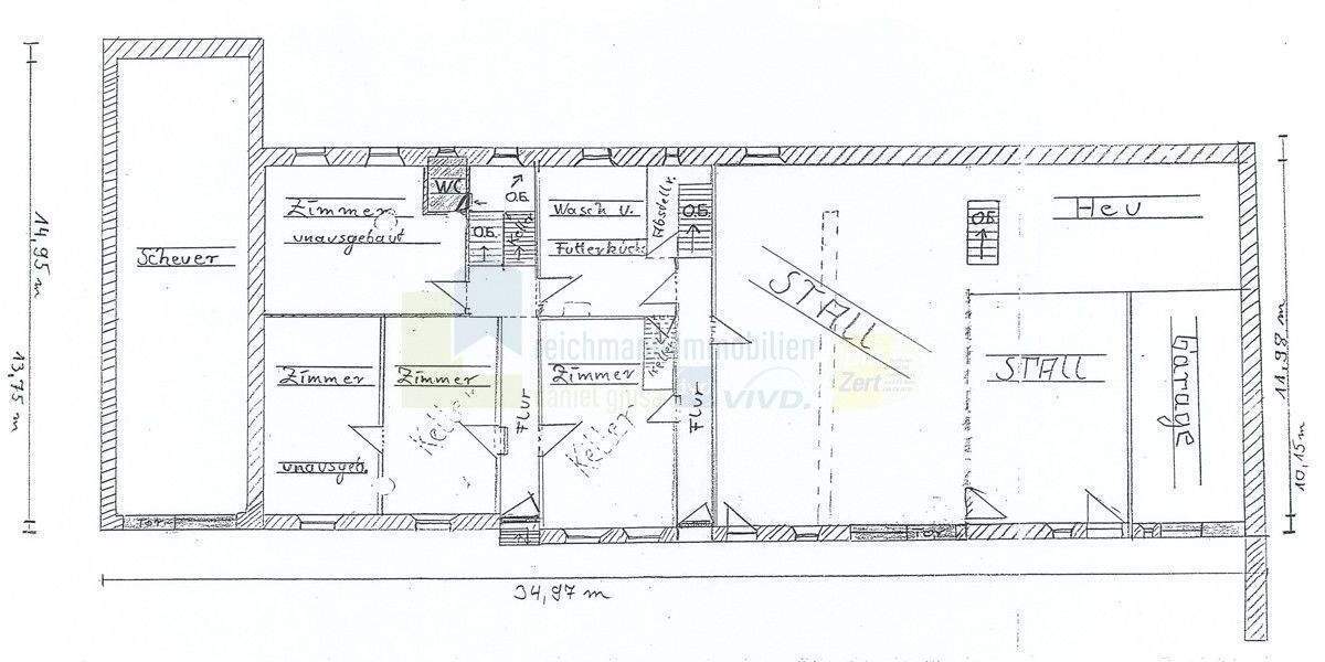 Historischer Doppelbauernhof in traumhafter Alleinlage mit weitem Fernblick und außergewöhnlichem Entwicklungspotenzial ! 8 zimmer