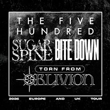 Prime Tour 2026 - Sugar Spine, Bite Down, The Five Hundred, Torn From Oblivion 19.01.2026 Badehaus RAW-Gelände / Eingang Simon-Dach-Str.