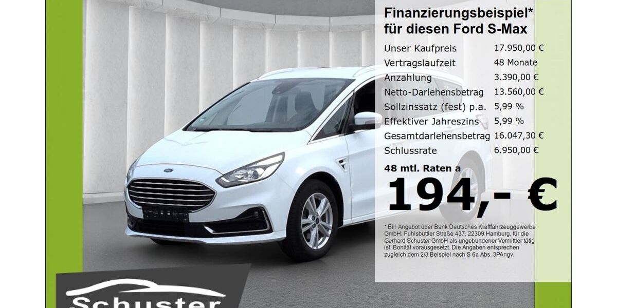 Ford S-Max 149.550 km 16.950 &euro; Ruhstorf 94099