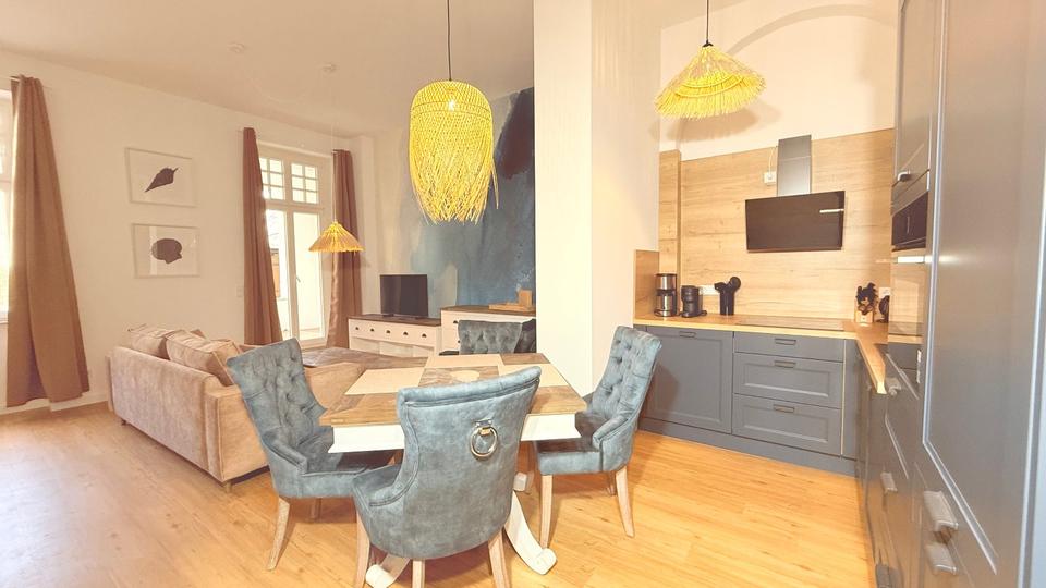 Vollmöblierte 65 m² 2-Zimmer-Wohnung + Balkon +EBK (Sellin Rügen) 2 zimmer