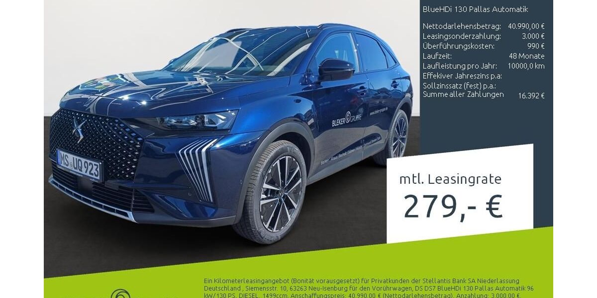 DS Automobiles DS7 (Crossback) 8.771 km 40.990 &euro; Münster - Amelsbüren 48163