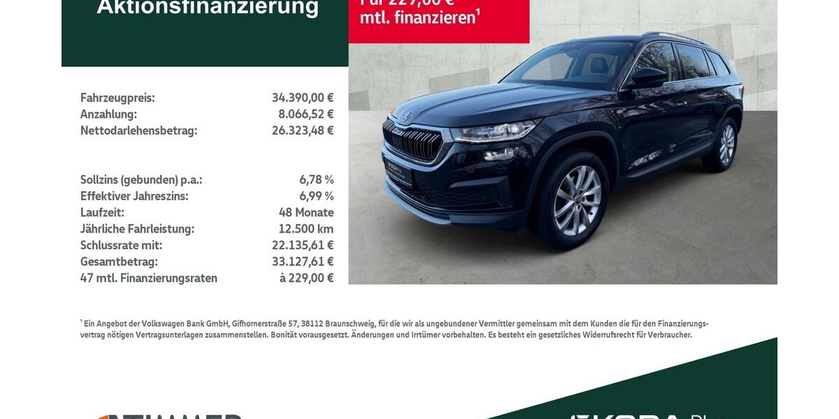 Skoda Kodiaq 70.789 km 33.888 &euro; Lingen 49808