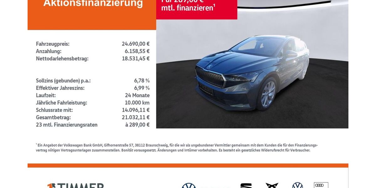 Skoda Enyaq 47.093 km 24.690 &euro; Borken 46325
