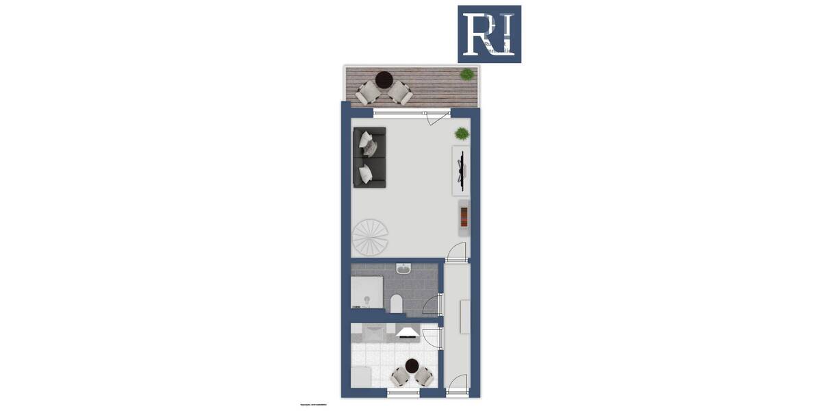 Etagenwohnung Würzburg Steinbachtal - 2 Zimmer, 48 m&sup2;, 209.000&euro; | Angebot:26891681