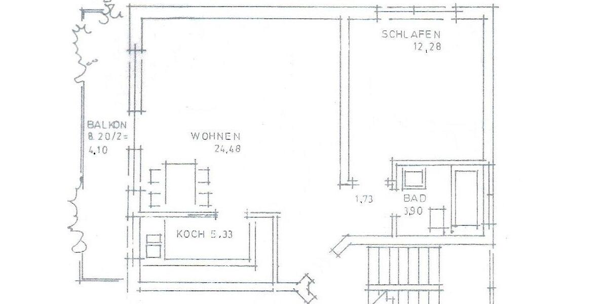 Etagenwohnung Konstanz Konstanz-Fürstenberg - 2 Zimmer, 51 m&sup2;, 345.000&euro; | Angebot:27017397