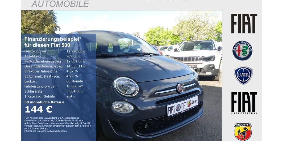 Fiat 500 49.836 km 12.990 &euro; Dreieich 63303