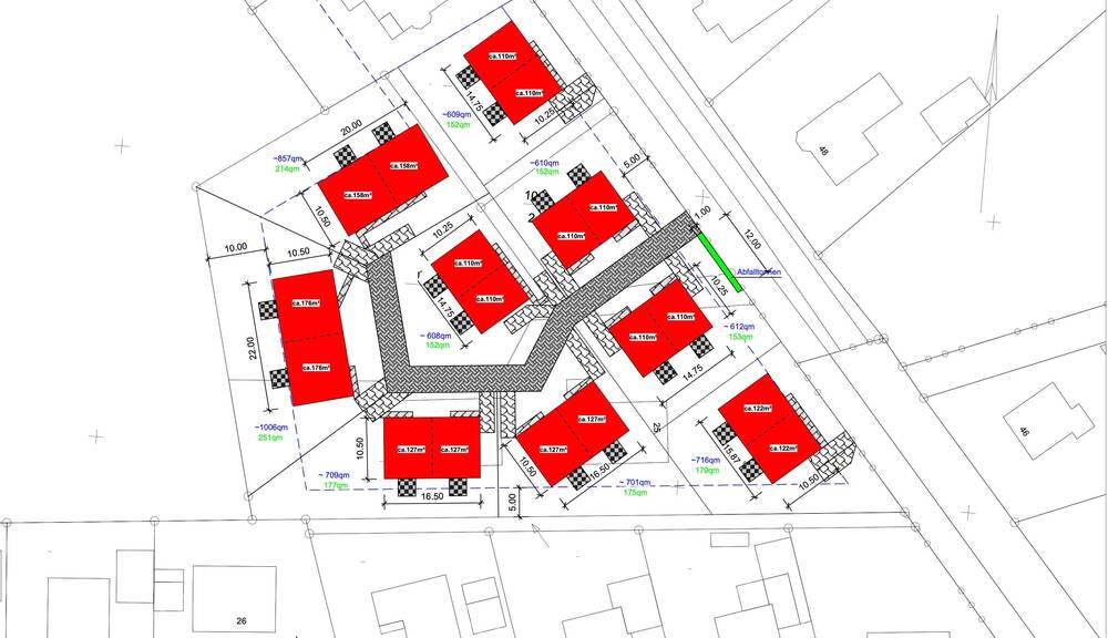 Grundstück für Doppelhäuser (18 DHH2380 m² Wfl.) - Huntlosen-Großenkneten - Oldenburg 10 Min. Fahrt zimmer
