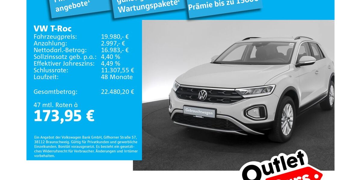 VW T-Roc 33.896 km 19.980 &euro; Dachau 85221