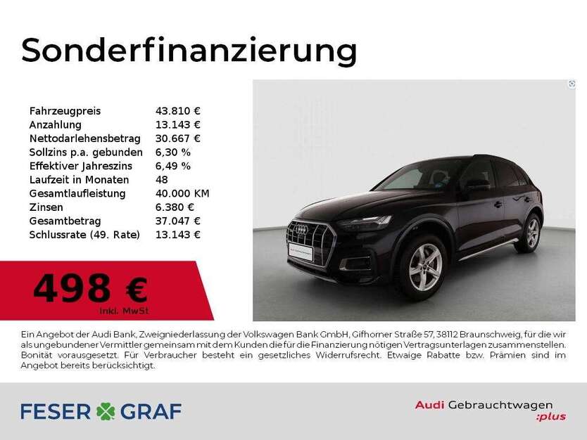 Audi Q5 16.881 km 43.810 € Lauf an der Pegnitz 91207