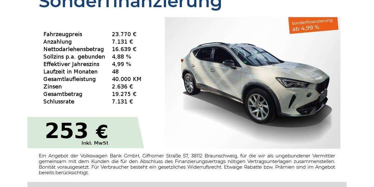 Cupra Formentor 17.250 km 23.770 &euro; Nürnberg 90441