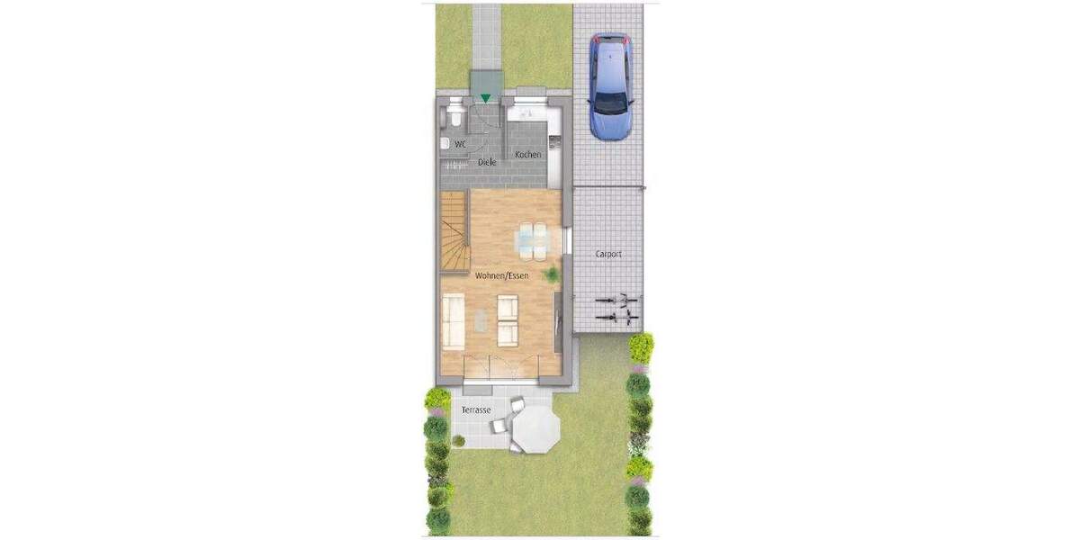 Doppelhaushälfte Weil im Schönbuch / Neuweiler Neuweiler - 6 Zimmer, 125 m&sup2;, 2.500&euro; | Angebot:25245017