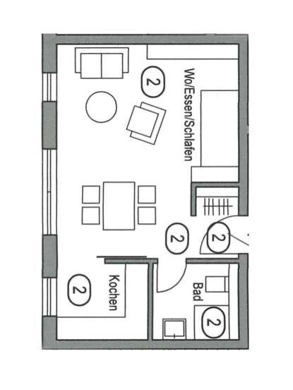 Erdgeschoßwohnung Weiden in der Oberpfalz - 1 Zimmer, 34 m&sup2;, 132.900&euro; | Angebot:27003442