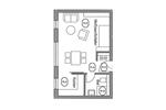 Erdgeschoßwohnung Weiden in der Oberpfalz - 1 Zimmer, 34 m&sup2;, 132.900&euro; | Angebot:27003442