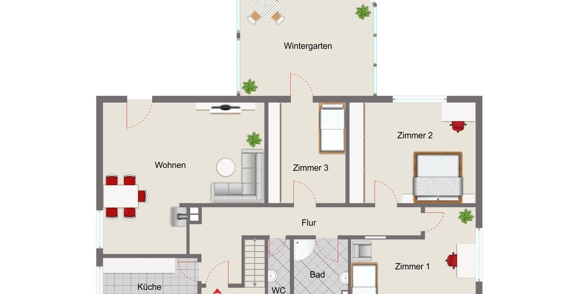 Wohnen auf einer Ebene mit Einliegerwhg. - Bungalow Hildesheim Neuhof | Angebot:27009097