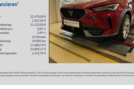 Cupra Formentor 52.894 km 22.470 &euro; Reichenberg 97234