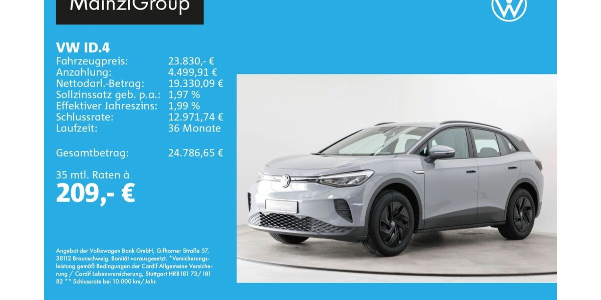 VW ID.4 20.000 km 23.830 &euro; Feldkirchen/Westerham 83620
