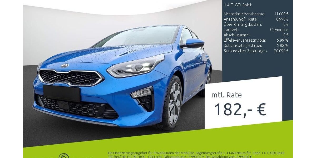 Kia ceed / Ceed 58.452 km 17.723 &euro; Stuhr 28816
