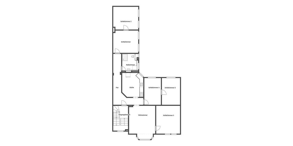 Etagenwohnung Krefeld Dießem/Lehmheide - 6 Zimmer, 127 m&sup2;, 145.000&euro; | Angebot:26344663