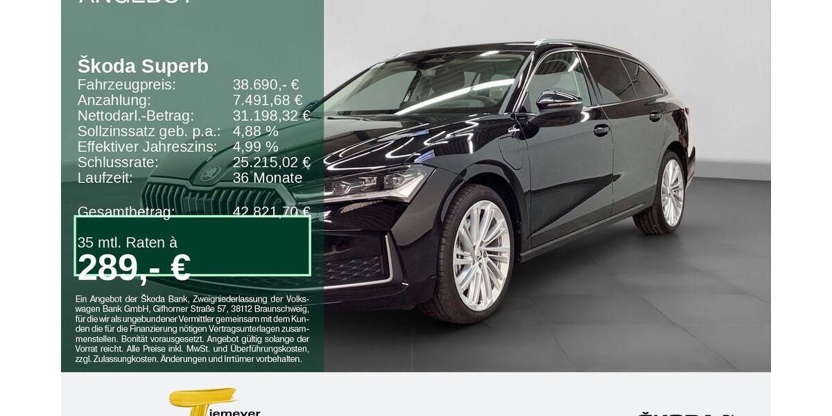Skoda Superb 30.732 km 36.980 &euro; Bochum 44809