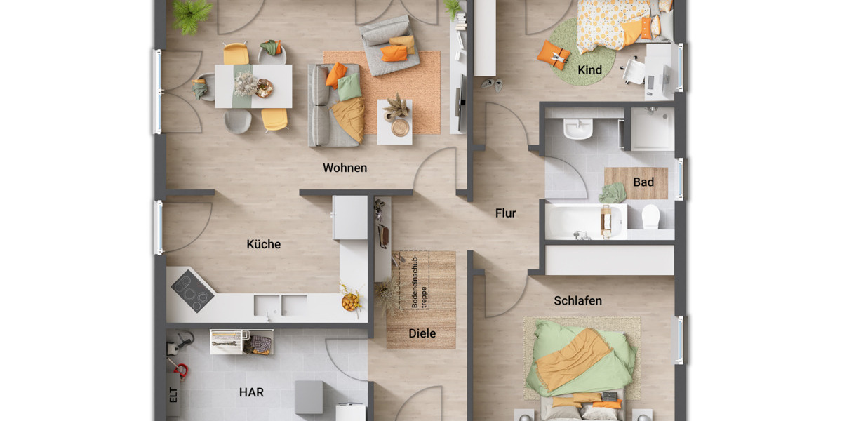 Mehrfamilienhaus, Wohnhaus Hagen Emst - 3 Zimmer, 92 m&sup2;, 227.950&euro; | Angebot:25836137