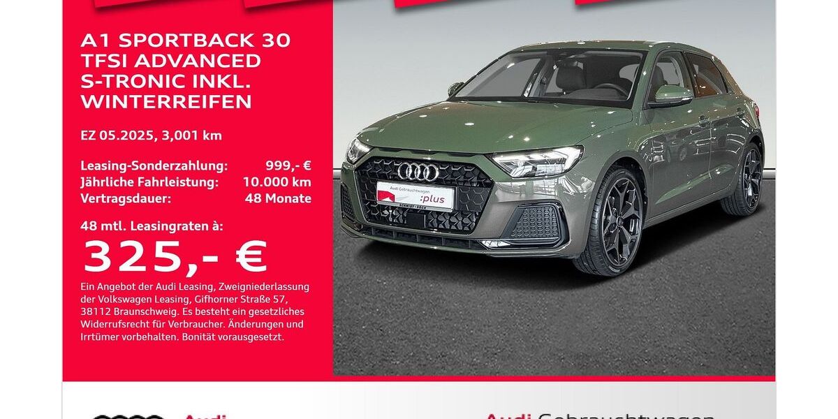 Audi A1 3.001 km 28.430 &euro; Bremerhaven 27576