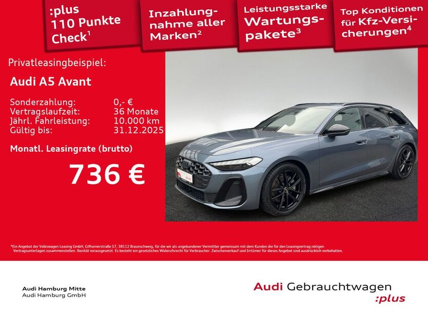 Audi A5 7.299 km 59.899 € Hamburg 22529