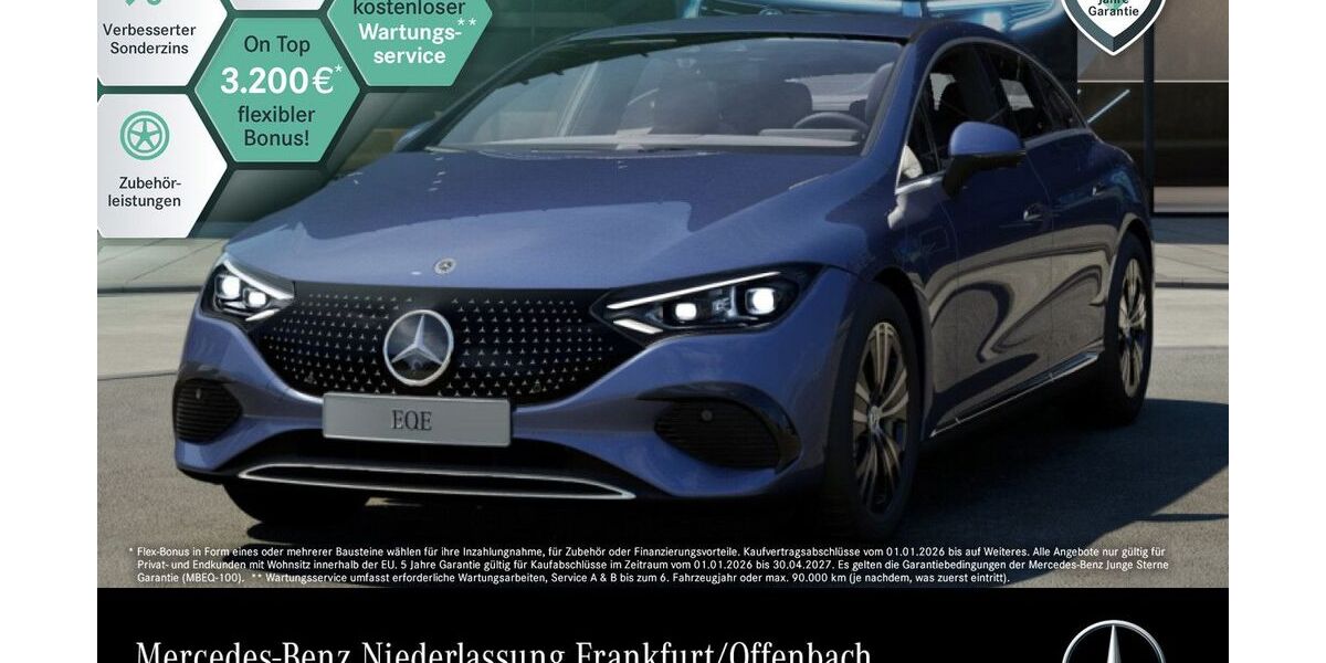 Mercedes-Benz EQE 30.015 km 43.990 &euro; Frankfurt 60599