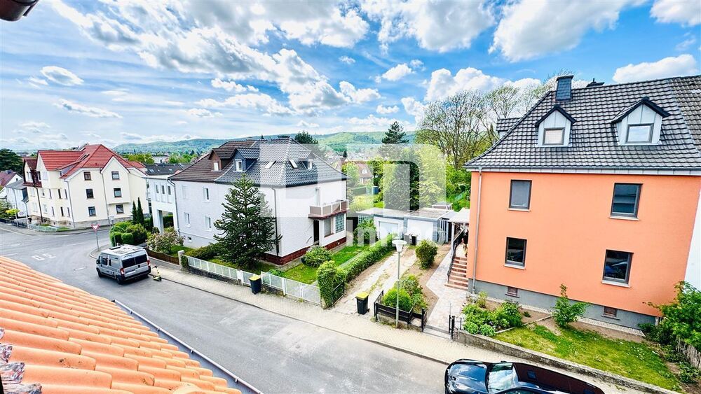 Modernisiertes Zweifamilienhaus mit Maisonettebereich in Panorama Traumlage + Garage Terrasse - Zweifamilienhaus Kassel Harleshausen | Angebot:26947616