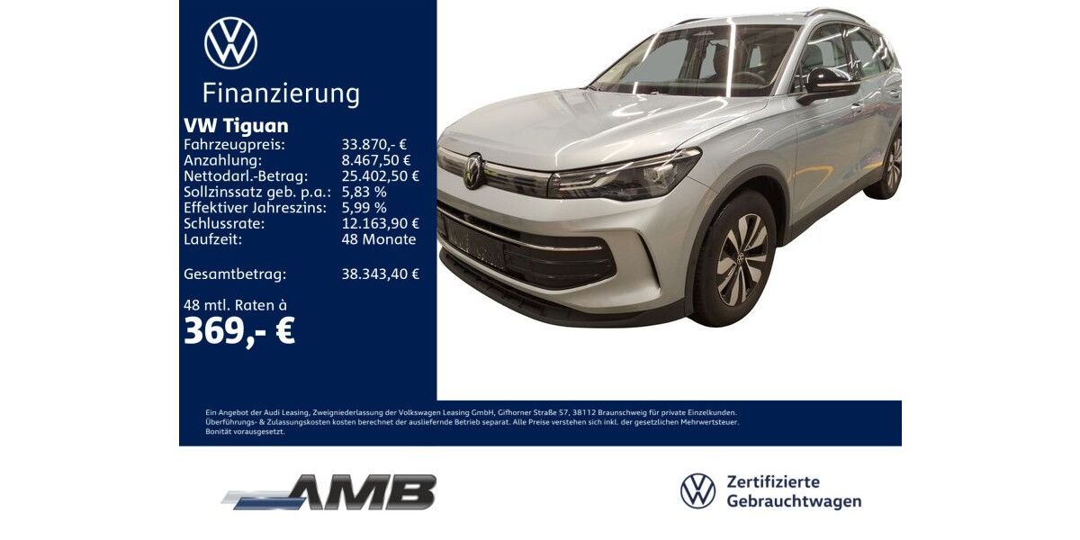 VW Tiguan 21.630 km 33.870 &euro; Borna 04552