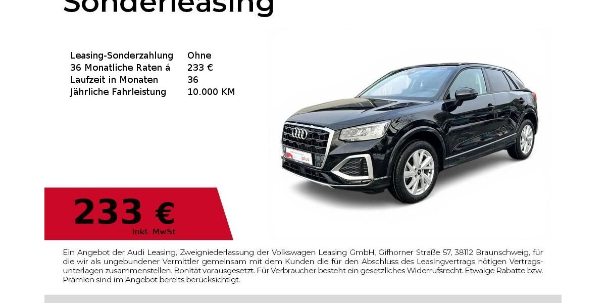 Audi Q2 15.010 km 29.490 &euro; Dessau-Roßlau 06844