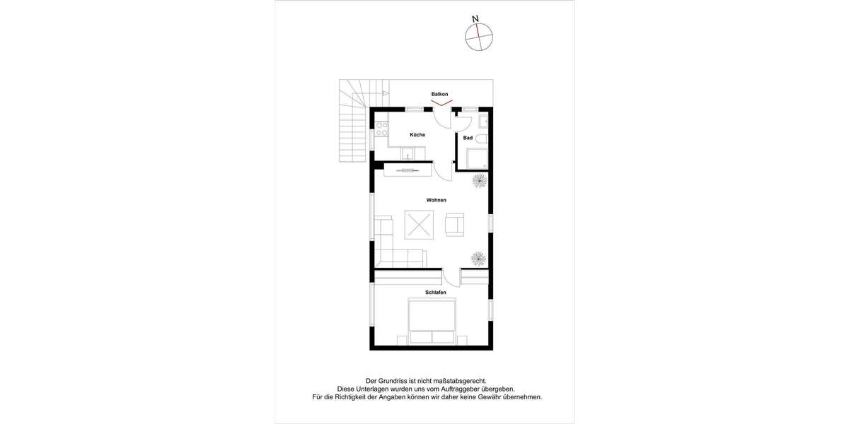 Etagenwohnung Ostseebad Dierhagen OT Dorf Dierhagen Dorf - 2 Zimmer, 65 m&sup2;, 219.000&euro; | Angebot:24765925