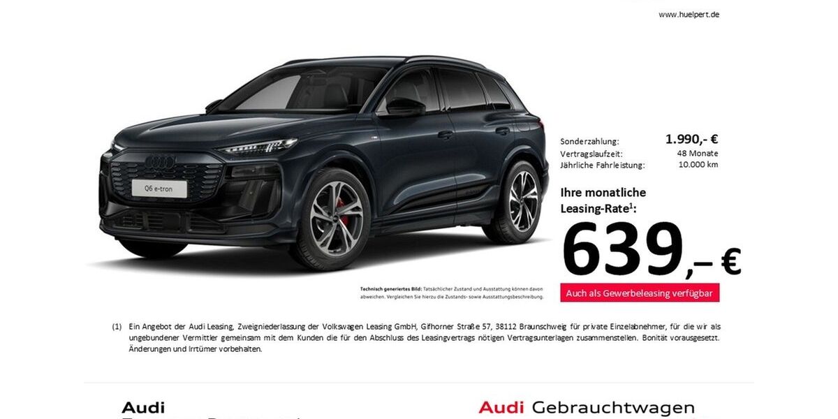 Audi Q6 e-tron 6.094 km 69.388 &euro; Dortmund 44143