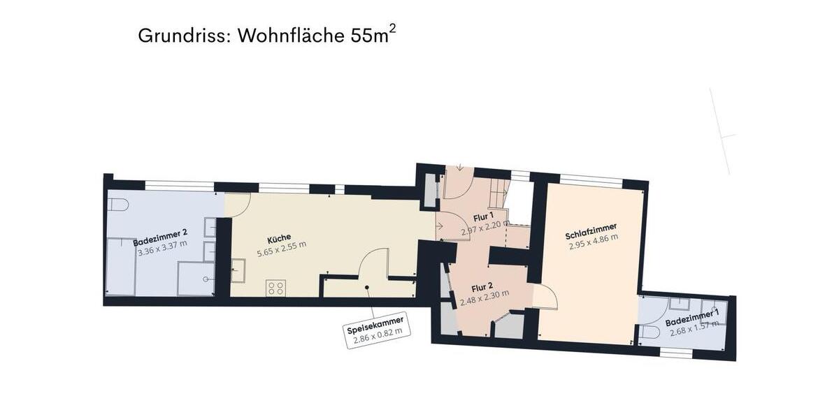 Erdgeschoßwohnung Wolmirstedt - 1 Zimmer, 55 m&sup2;, 40&euro; | Angebot:26426155