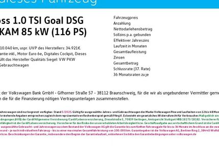 VW T-Cross 10.040 km 25.401 &euro; Ingolstadt 85053