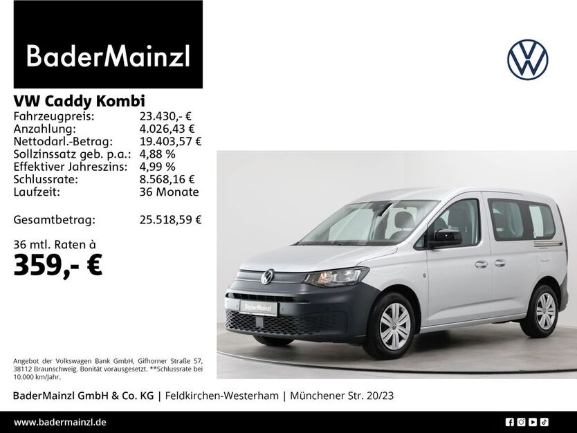 VW Caddy 69.200 km 23.430 € Feldkirchen/Westerham 83620