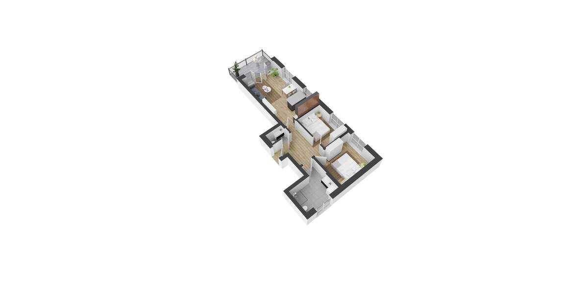 Etagenwohnung Sonthofen - 3 Zimmer, 63 m&sup2;, 441.000&euro; | Angebot:25708234
