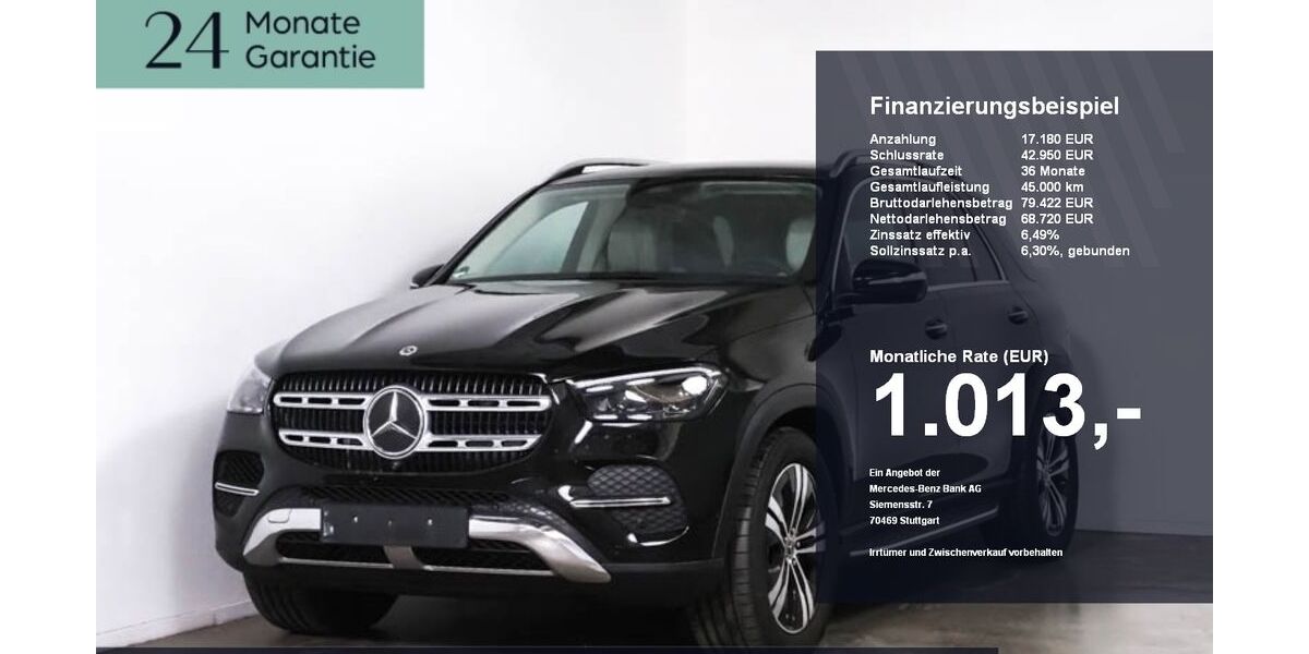 Mercedes-Benz GLE 580 12.370 km 85.900 &euro; Hohenlinden 85664