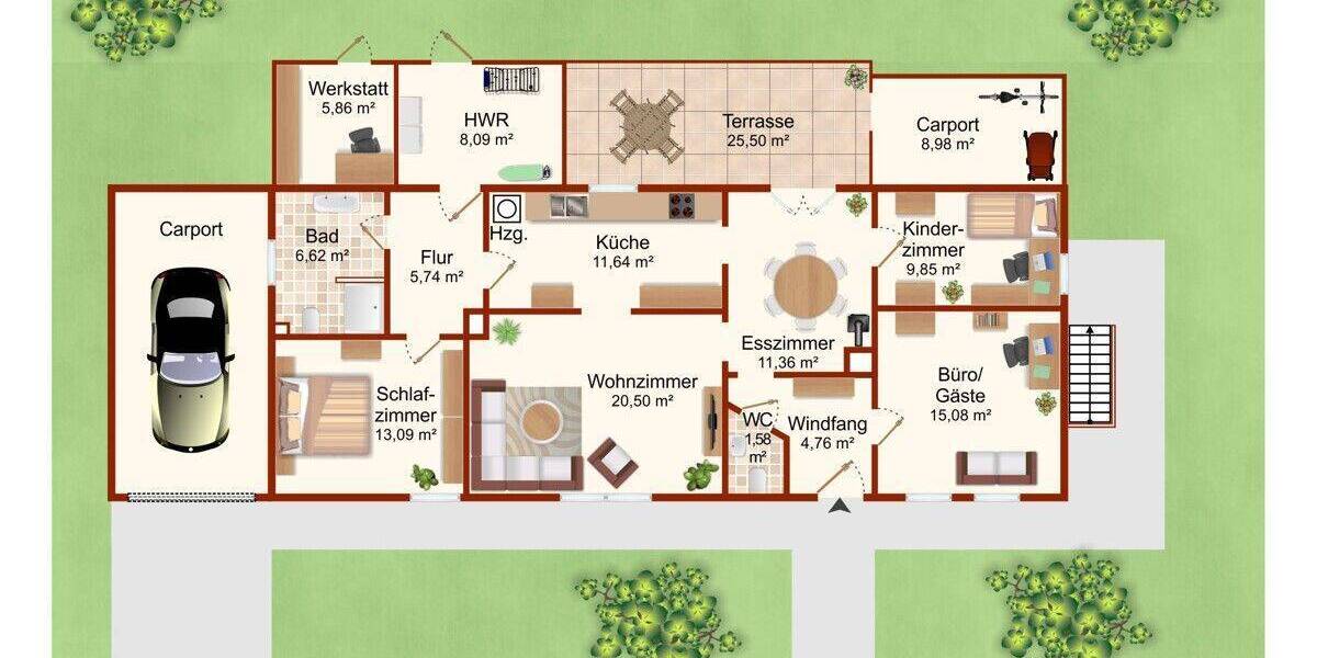 Einfamilienhaus Zeven Brauel - 5 Zimmer, 114 m&sup2;, 217.000&euro; | Angebot:26796876