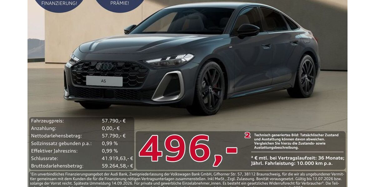 Audi A5 7.229 km 57.790 &euro; Ingolstadt 85057