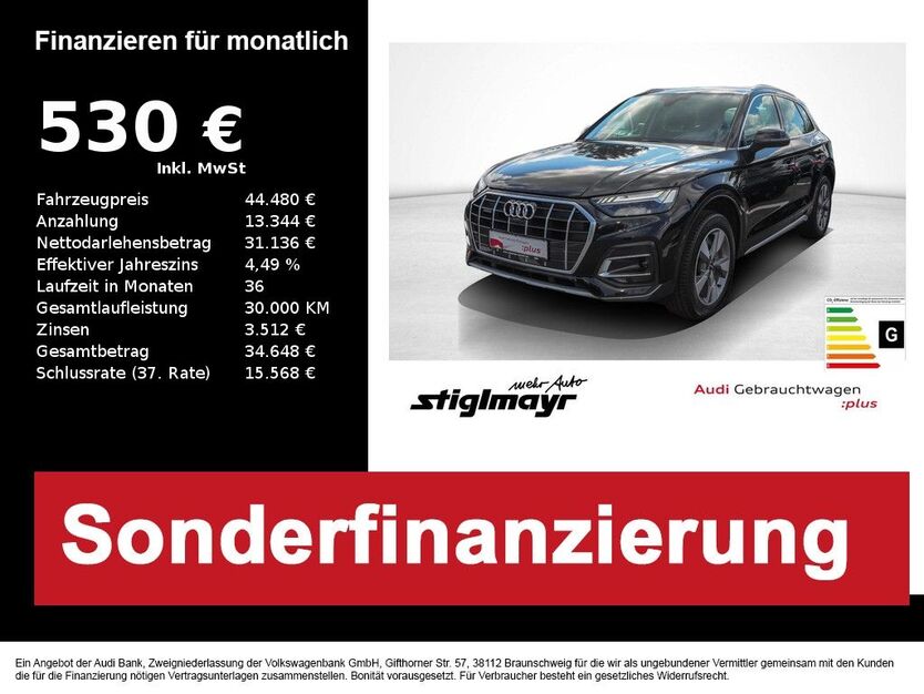 Audi Q5 27.500 km 44.480 € Pfaffenhofen 85276