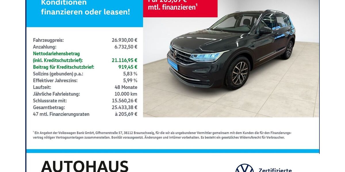 VW Tiguan 78.466 km 25.990 &euro; Bitterfeld-Wolfen 06749