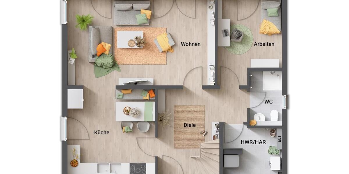 Einfamilienhaus Gudensberg - 5 Zimmer, 150 m&sup2;, 284.750&euro; | Angebot:8800672