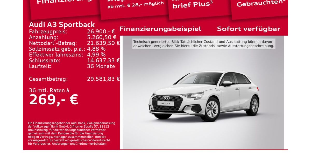 Audi A3 33.110 km 26.900 &euro; Berlin 12489