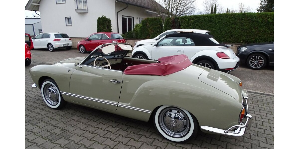 VW Karmann Ghia Cabrio vollständig restauriert 1.200 km 63.900 &euro; Rodgau 63110
