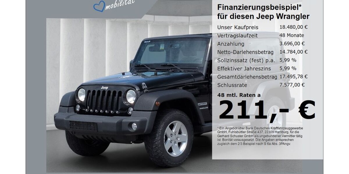 Jeep Wrangler 197.044 km 18.480 &euro; Ruhstorf 94099