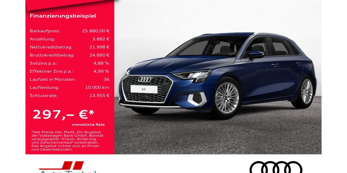 Audi A3 50.613 km 25.880 &euro; Wittenberge 19322