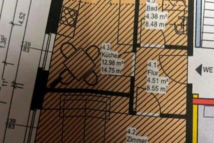 Wohnung Malchin - 1.5 Zimmer, 47 m&sup2;, 470&euro; | Angebot:26301297